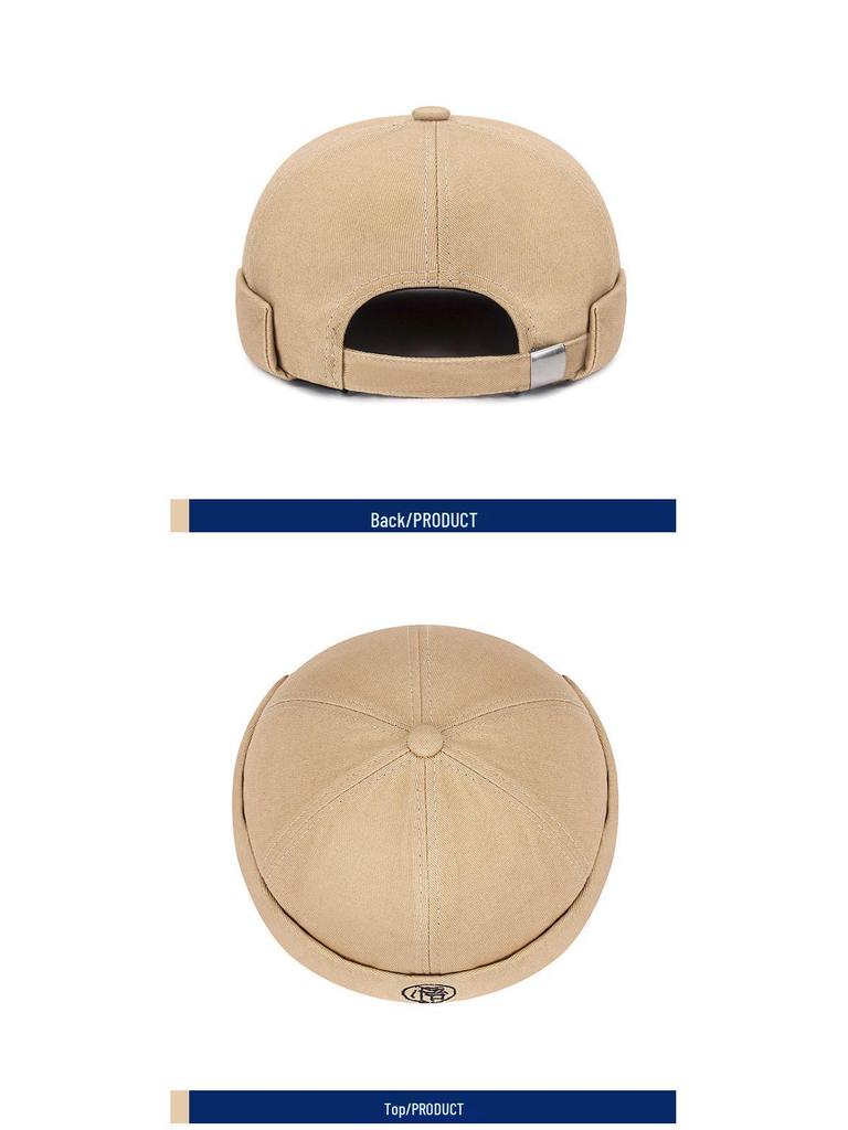 Brättlös melonkeps: Retro Broderad Unisex Street Fashion Hatt