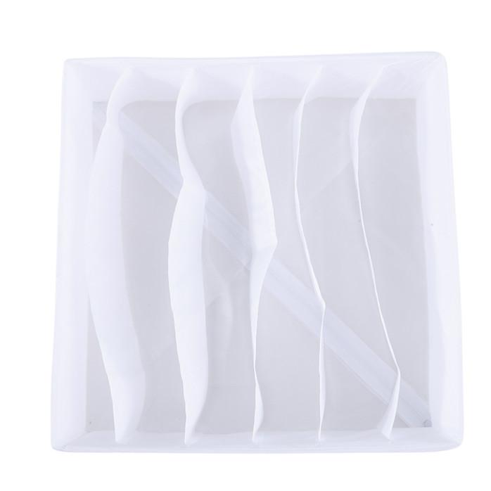 

Домашний органайзер для нижнего белья, складной моющийся ящик для одежды, органайзер для нижнего белья, ящик для хранения носков 6 grids белый