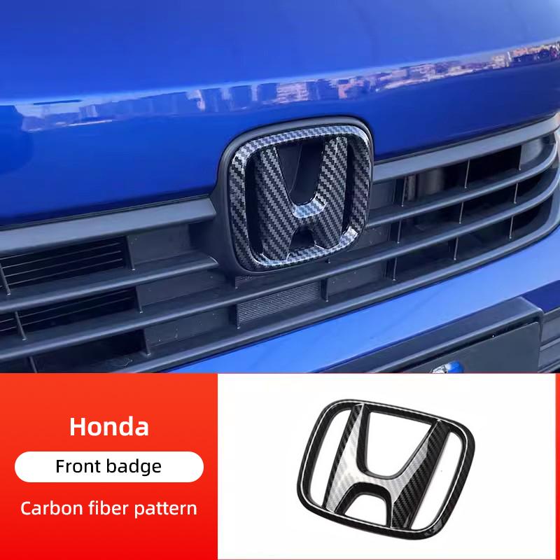 ABS Car Logo Auto Front Grille Emblem Trunk Sticker Accessories For Honda Civic Type-R Accord 8th 9th 9.5th 10th 11th Generation