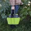 Gardening Storage Tote Garden Tool Bag With Pockets Canvas Heavy Duty Large Organizer Bag Carrier for Garden Plants Tools Set