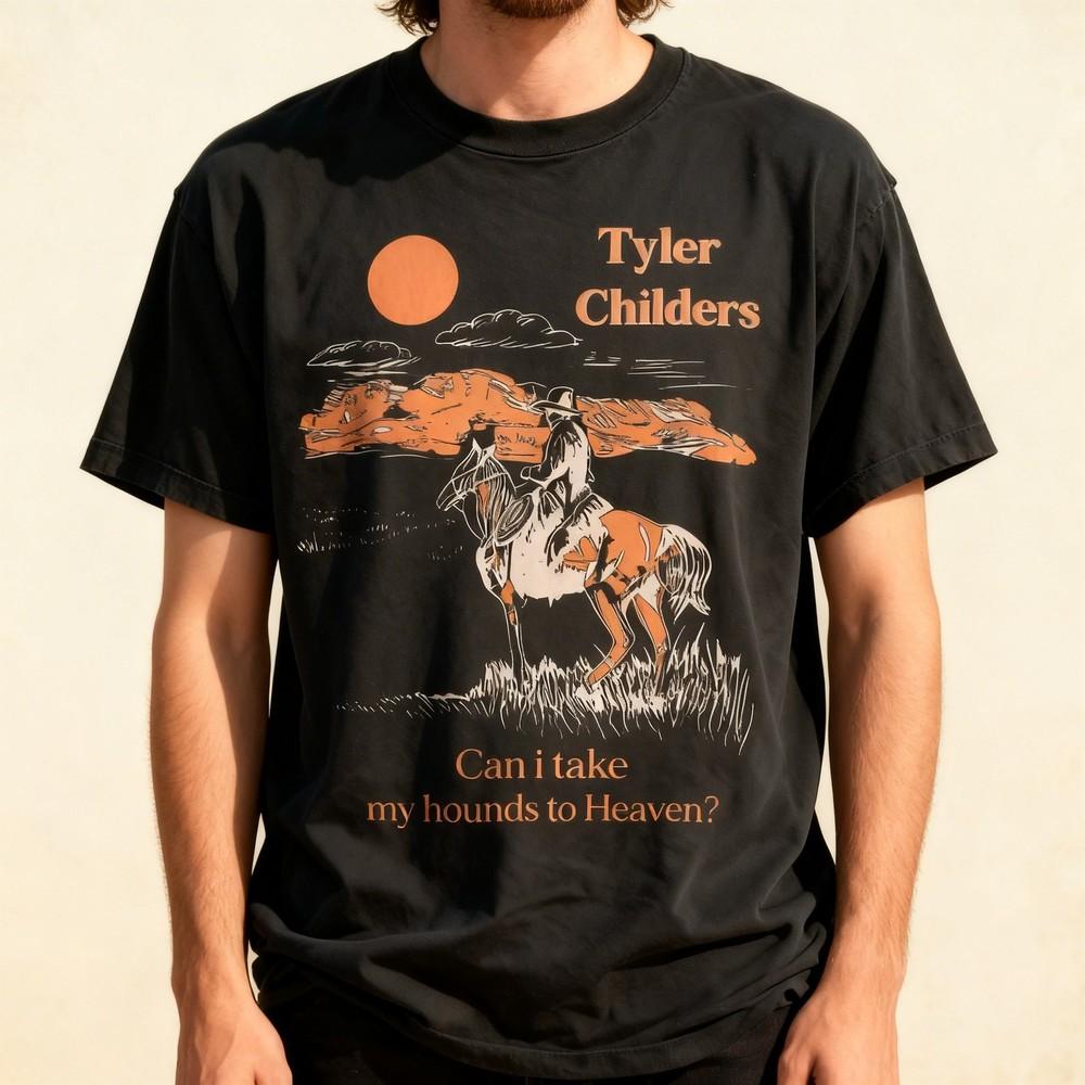 Tyler Childers Band Shirt Country Music Concert Charcoal Unisex Tshirt S5XL Unisex T-Shirt XXL