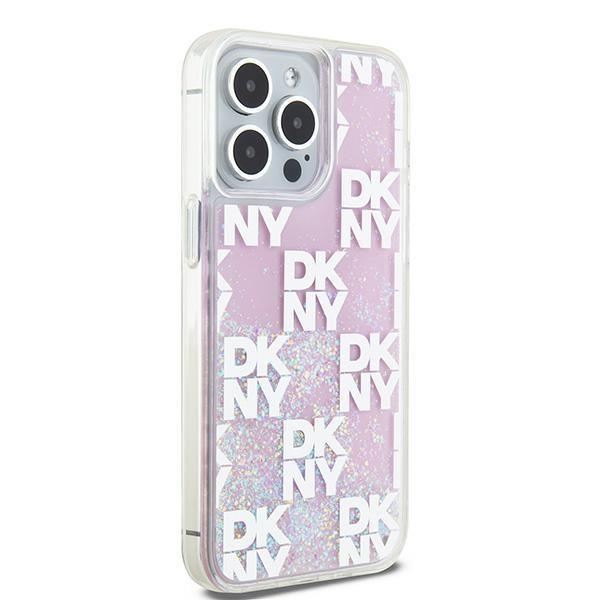 Dkny Dkhcp15Xlcpepp Iphone 15 Pro Max6.7 Różowy/Pink Hardcase Liquid Glitter Multilogo