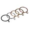 METERXITY Red Bronze Curtain Rings with Metal Rings for Curtain Inner Diameter Drapery Rings for Hanging and Towels 40-Pack Eyelets, Rust-Resistant