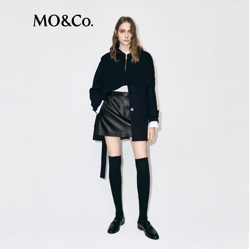 MO&Co. Women's H-Line PU Skirt