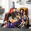 1pz Detective Conan Mystery Case Coperta in Flanella Super Morbida Carina Confortevole per Viaggio Biancheria da Letto Divano Divano Coperta Y7238