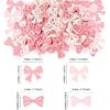100 Pcs Pink Bows Confetti Girl Party Decoration Baby Shower Engagement Party Decoration Table Decoration Supplies