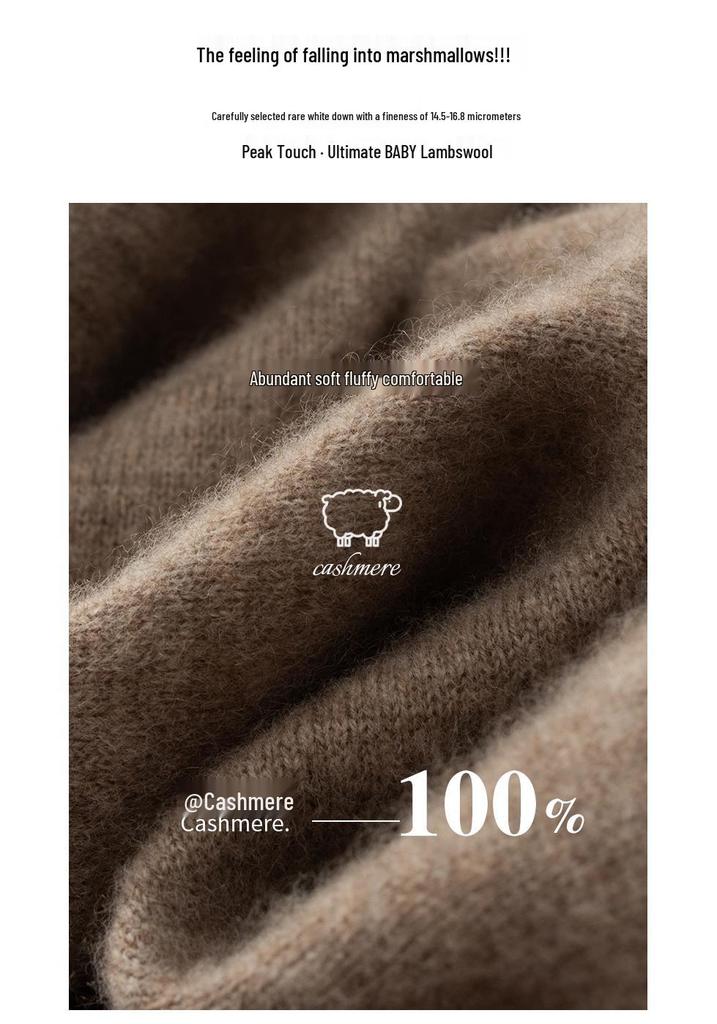 Le Kasha Women's 100% Pure Cashmere High-Neck Sweater - Autumn/Winter Knitwear