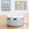 700ml Large Capacity Stainless Steel Insulated Lunch Box for Kids & Adults