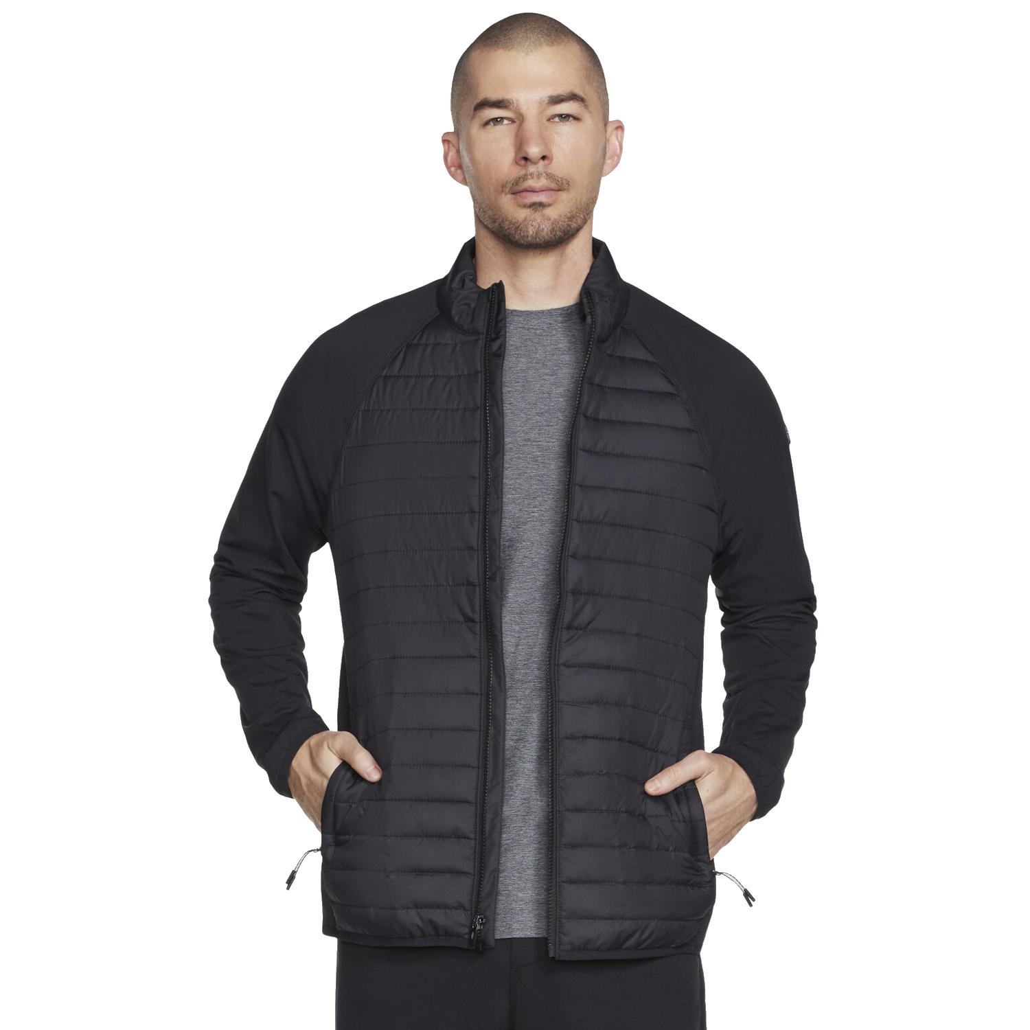 Skechers GO Shield Hybrid Jacket, Veste noire homme