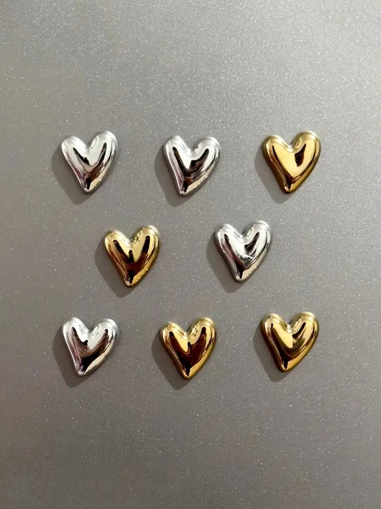 5Piece Heart Shaped Refrigerator Magnet Set Vintage Colorful Refrigerator Magnets Po Wall Magnets Office Decoration Magnets