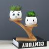 Gardening Cute Cartoon Ceramic Flower Pot Simple Creative Personality Nordic Balcony Desktop Succulent Flower