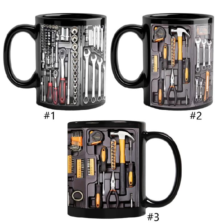 Gift Coffee Themed Perfect Toolbox Cup For Fathers Day Birthday Ceramic Mug Dishwasher Microwave Safe 3d Art