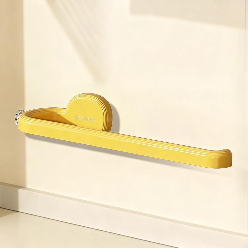 New Suction Cup Paper Towel Holder Adjustable Wall Mounted Paper Storage Shelf Multifunctional Space-Saving Towel Rack Kitchen