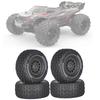 Remote Control Model Rubber Car Supplies Beadlock Wheel Mud Terrain Tires Set Wheel Tires Detachable Fine Car Parts