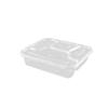 Disposable Rectangular 4-Compartment Meal Box