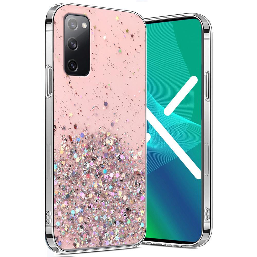 Samsung Galaxy S20 FE Case, Glittery, Pink