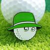 Golf Ball Markers with Strong Magnetic Hat Clips Non-slip Magnetic Golf Tools for Men Women Golfers Outdoor Course