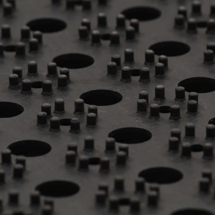 VidaXL Tapis 5 pcs Caoutchouc 23 mm 40 x 60 cm