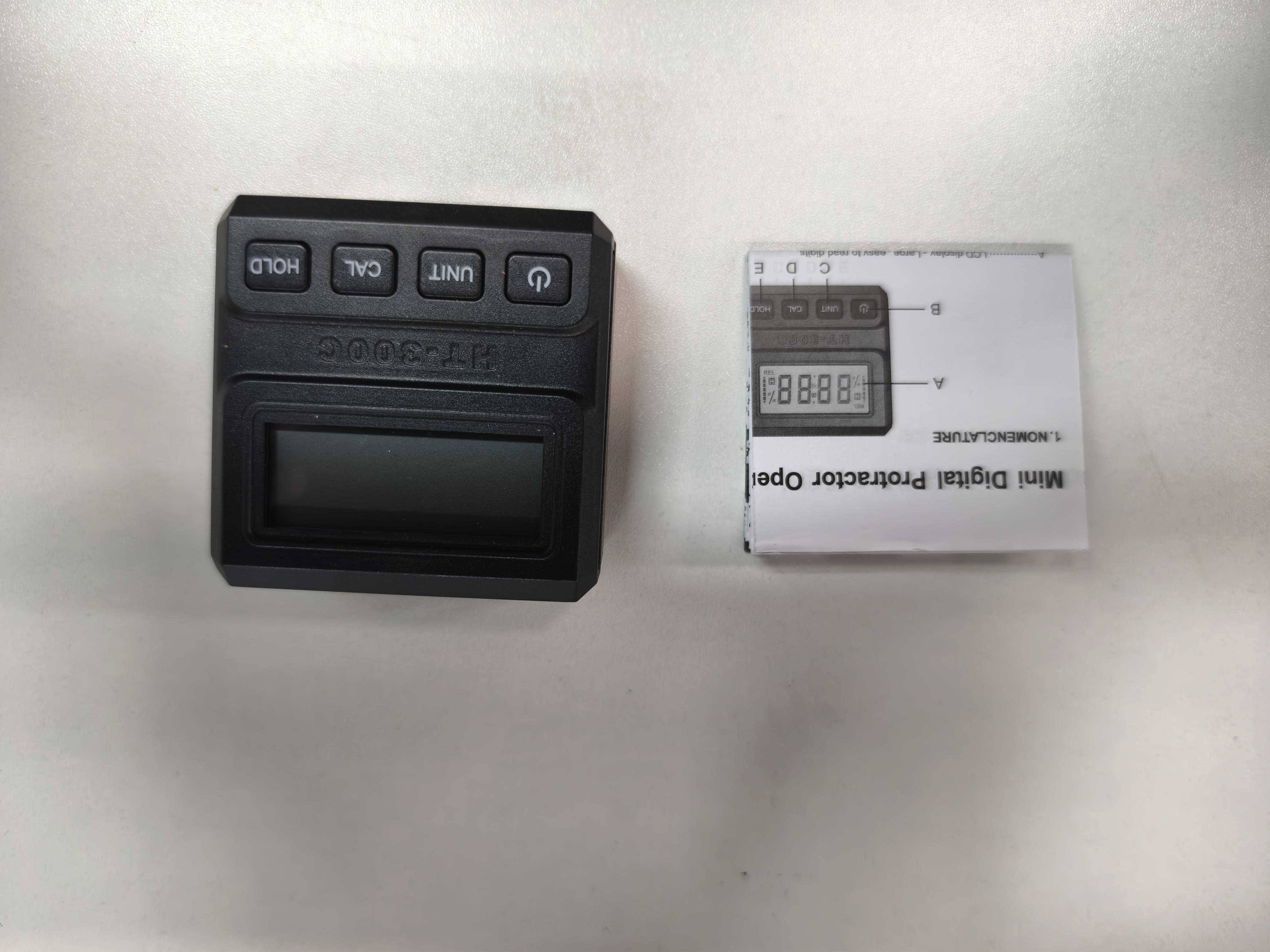 Digital Angle Finder, Magnetic Angle Gauge Tool with LCD Display and Data Lock, 4 degrees Measuring Range, for Construction, Woodworking