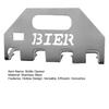 Beer Bottle Opener Carrier Stainless Steel Can Opener for 4