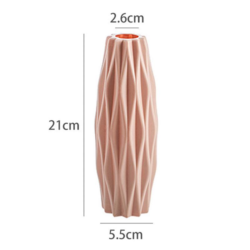 Basket White Decoration Flower Arrangement Ornament Home Vase Modern Flower Pot Living Room Pink Nordic Blue Plastic