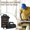 Verktøy Roll Up Bag med håndtak Multi-rom Glidelåslukking med stor kapasitet Vanntett Heavy Duty Tool Organizer Bag