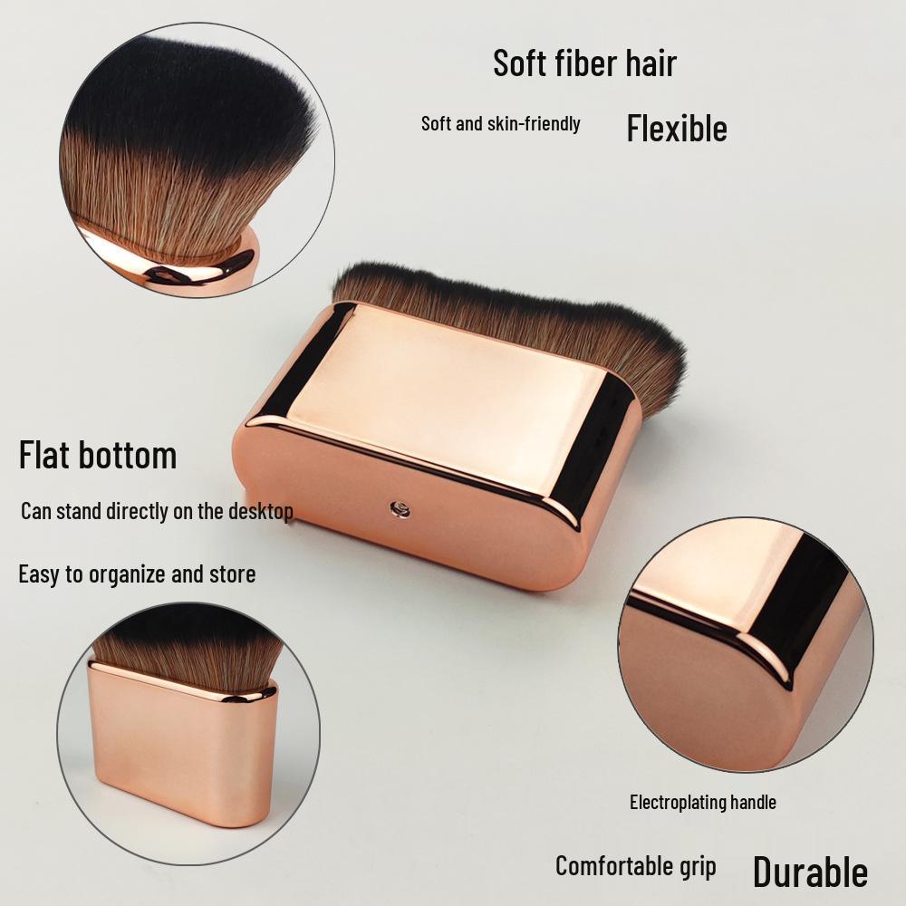 Extra Large Soft Bristle Bamboo Makeup & Body Brush for Foundation and Powder