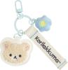 Rilakkuma Patch Keychain Korilakkuma AB32202 San-X