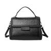 Bubble Head Layer Cowhide Women Single Shoulder Crossbody Simple Fashion Bag Girls Classic Shell Bag Multi-layer Dumpling Bag
