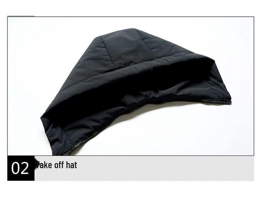 Men's Middle-Aged & Elderly Winter Coat with Thick Velvet Lining - Warm Grandpa Parka