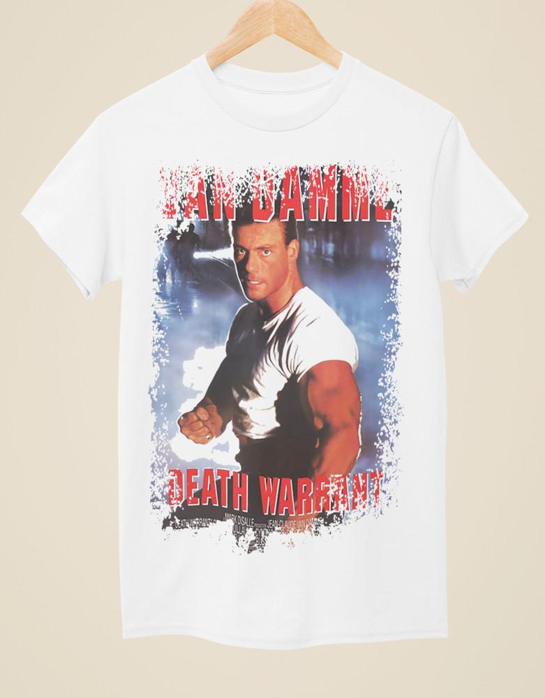 Death Warrant - Movie Poster Inspired Unisex White T-Shirt Unisex T-Shirt XXL