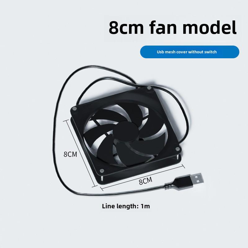 

12-сантиметровий USB-вентилятор безшумного охолодження для шасі телевізора/маршрутизатора/широкосмугового зв язку/приставки Cat