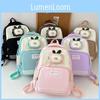 Stylish Cartoon Large Capacity Backpack For Students With Comfortable Shoulder Straps And Nylon Material For School Use