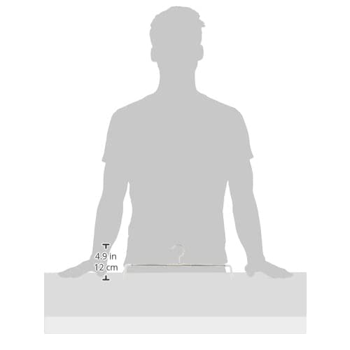 MAWA Clothes Hangers, White, Small, MAWA Skirt Hangers, 120293, Set of 10