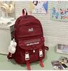 Schoolbag Japanese ins new high-value fresh and sweet backpack junior high school students lightweight travel large-capacity backpack