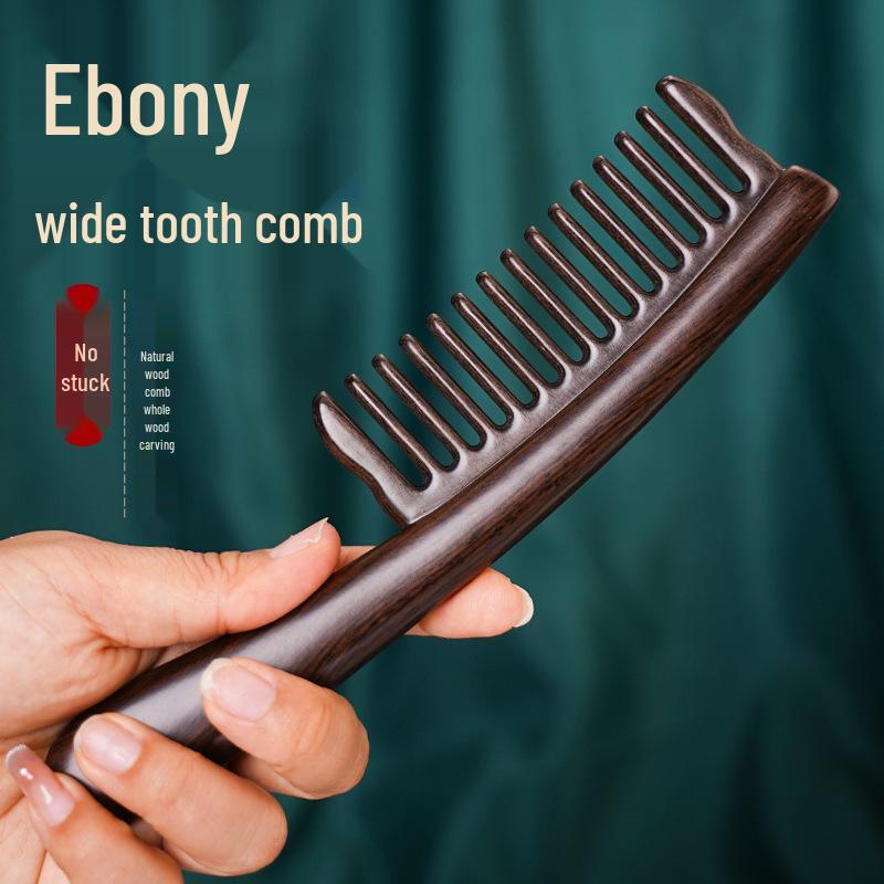 

Ebony and Sandalwood Tooth Head Massage Comb for Ladies