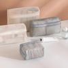 1-3pcs Casual Nylon Storage Pouch Transparent Mesh Mesh Pocket Cosmetic Bag with Zipper Swimming Mesh Packing Travel Storage Bag