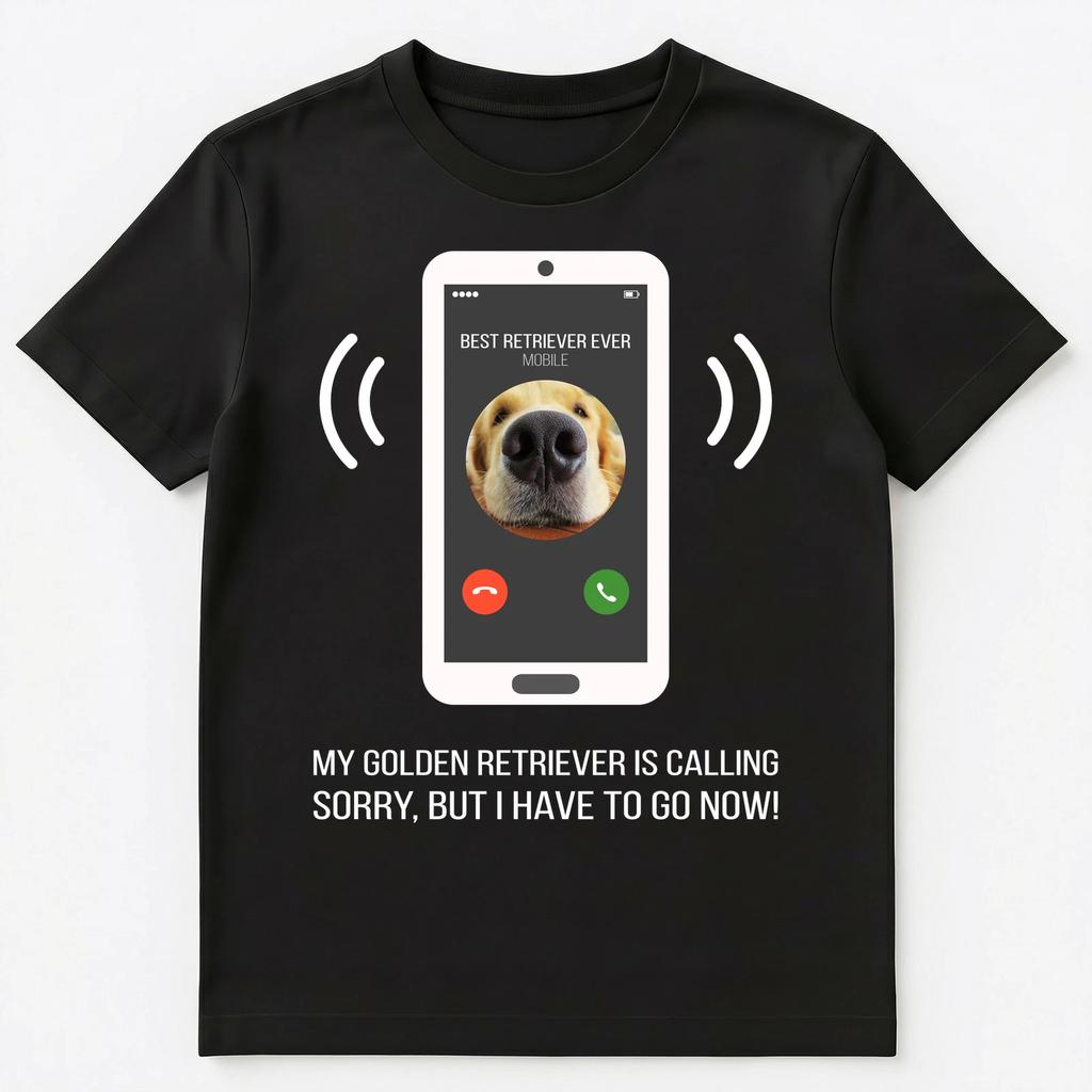 Funny Golden Retriever Dog Unisex T-Shirt