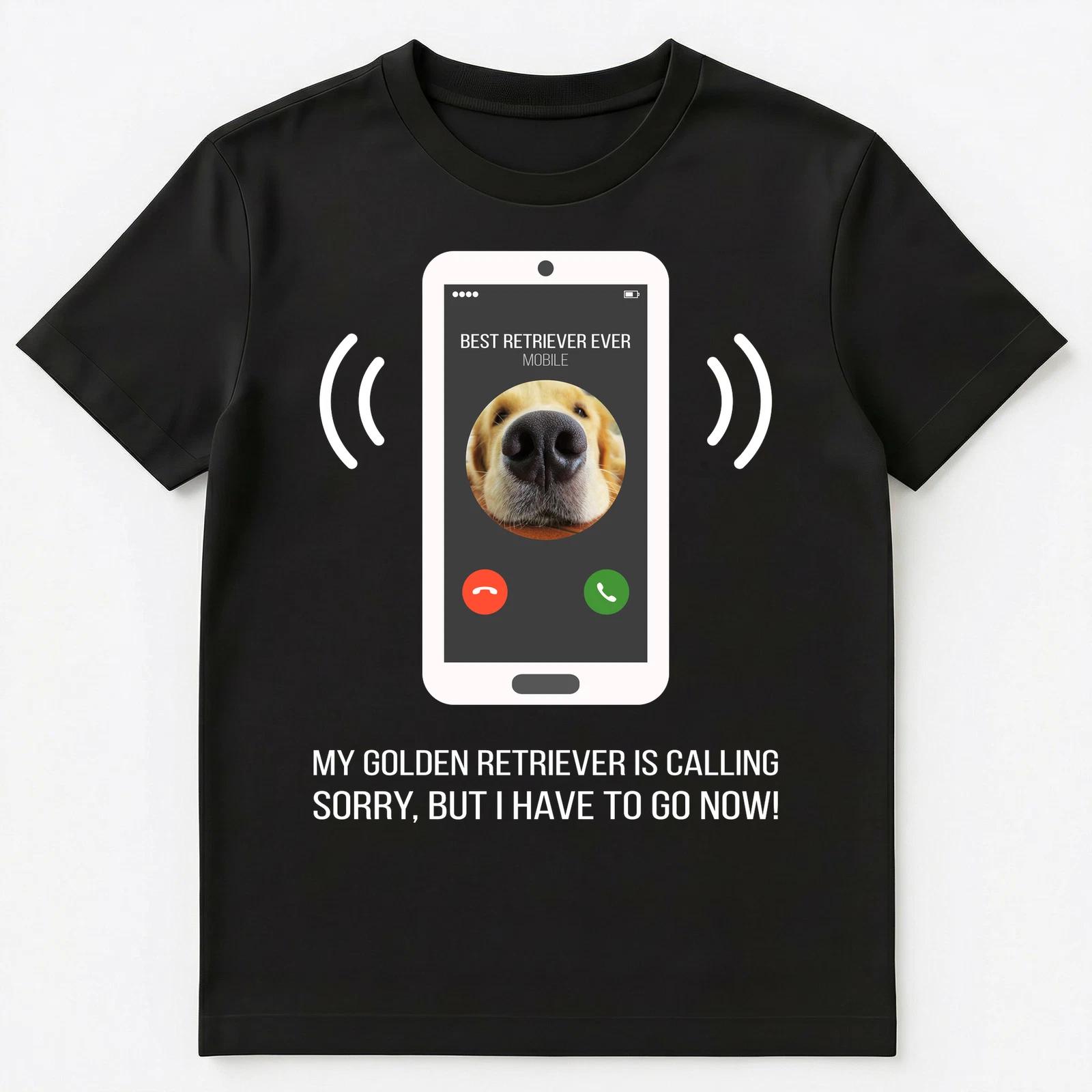 Funny Golden Retriever Dog Unisex T-Shirt 3XL