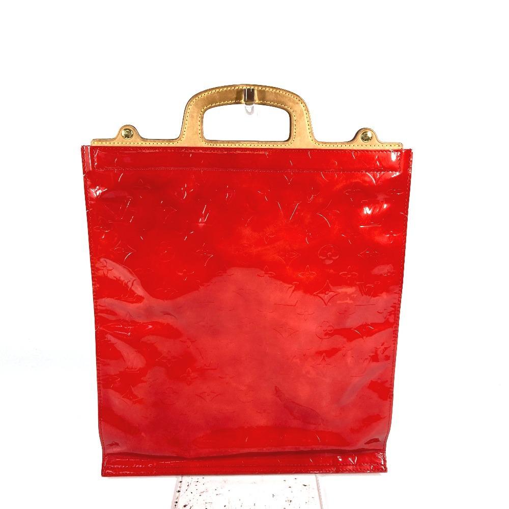 Louis Vuitton M91078 MonogramVernis Stanton Tote Bag Vertical Hand Bag