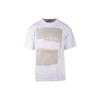 STONE ISLAND Letter Print Pattern Crew Neck Short Sleeve T-Shirt Men Tops White 80152RC90-V0001