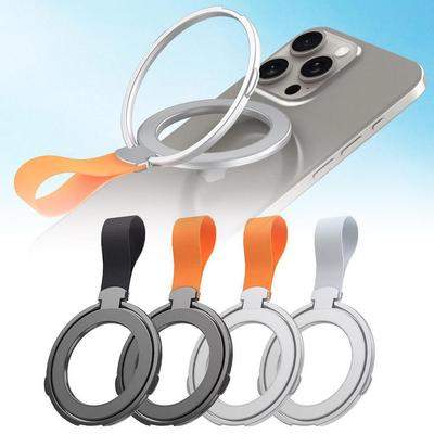 Support Téléphone Magnétique Universel Pour iPhone 15 14 13 12 Xiaomi Samsung Support Poignée Anneau Doigt Voiture Pour Magsafe Dragonne Support
