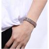 Mens Adjustable Copper Bracelet With Magnetic Vintage Geometric Retro Style
