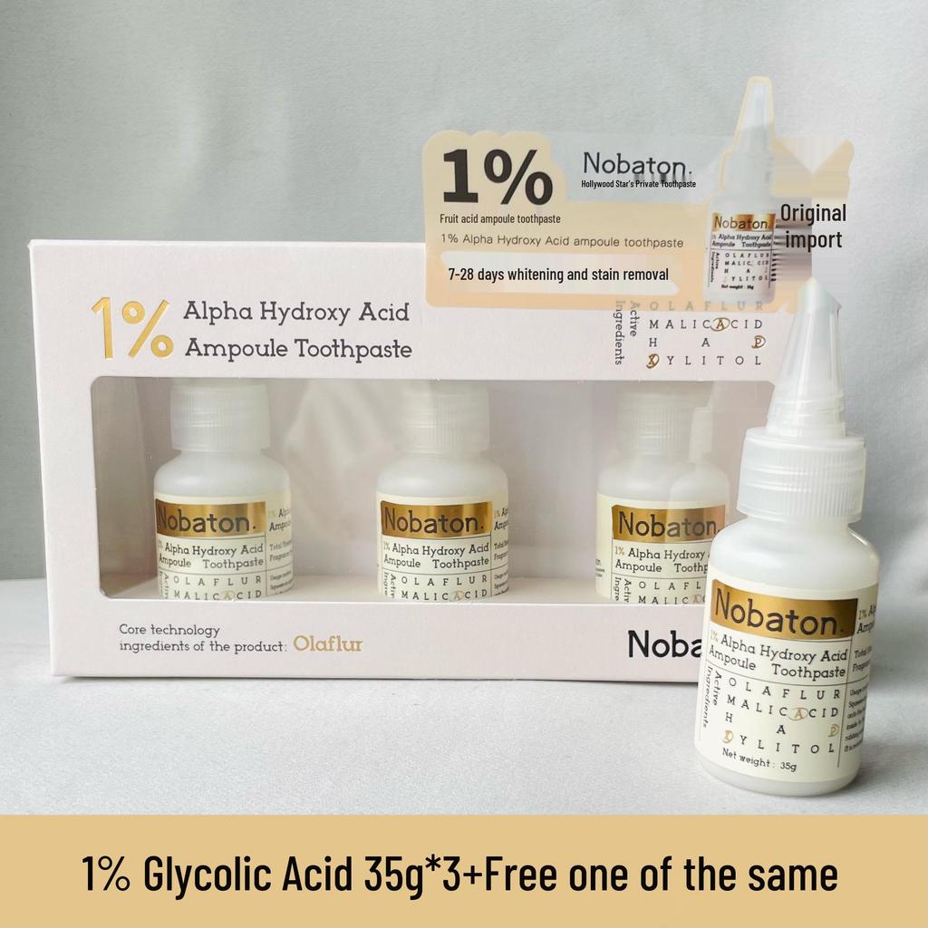 Nobaton Farm Toothpaste with 1% Fruit Acid, 1.5% Pink Salt, 2% Mastic & 5% Hydroxyapatite