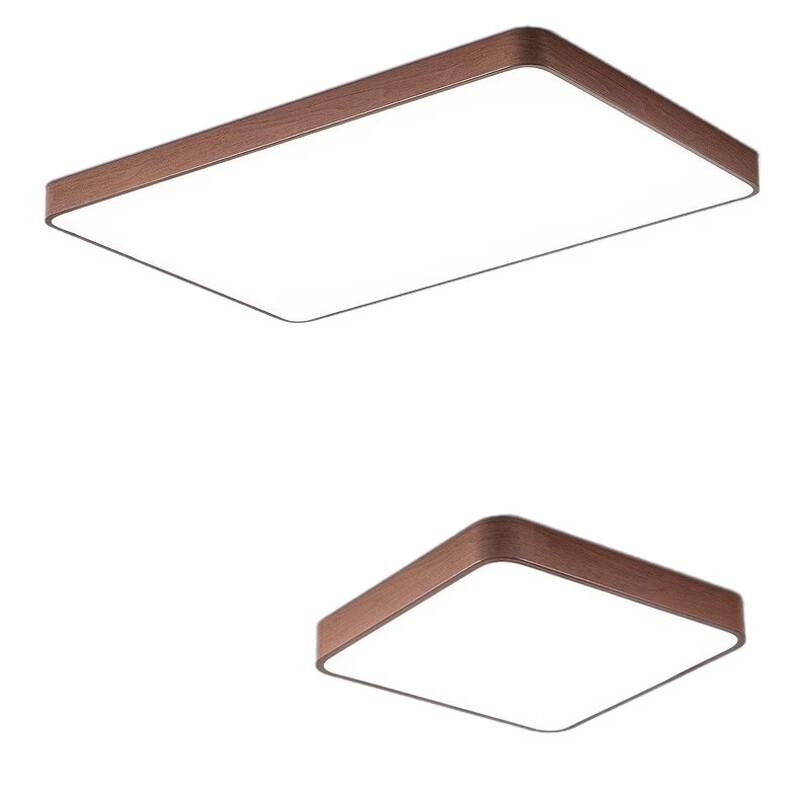 Japanese Retro Walnut Wood Ceiling Lamp