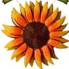 Sunflower Welcome Sign Metal Wall Hanging Plaque Rustic Decorative Door Hanger for Front Door Porch Wall Indoor Outdoor Spring Decor