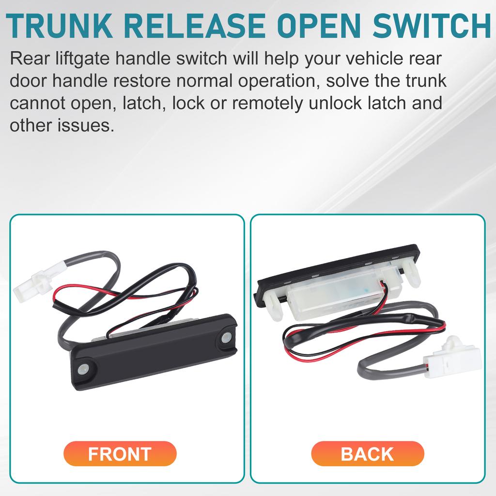 84840-52010 Trunk Opening Button Tailgate Handle Release Switch For 2004 2005 2006 Scion XB Toyota Door Switch Accessory
