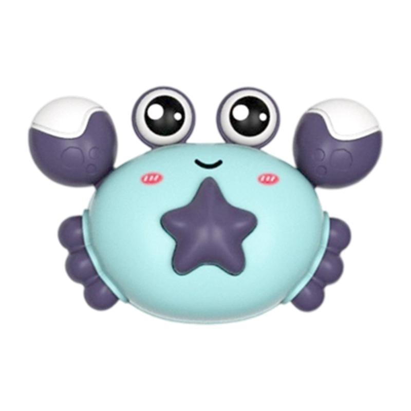 

Pull Back Crabs Sliding Car Toy With Press and Light Design Safe ABS Friction Vehicle For Kids Indoor Outdoor Play синій