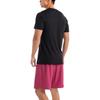 DECATHLON DOMYOS Crew Neck Stylish Versatile Short Sleeve Breathable T-Shirt Men's Black