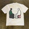 2026 Summer Comfortable Oversized T Shirt New Niche Street Style Versatile Shortsleeved Tshirt Unisex Casual Trend Tees Tops